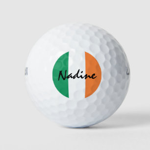 Irish Flag Individuelle Name wgbcnt Golfball