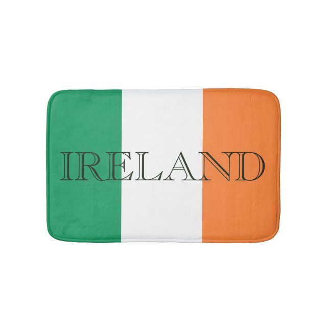 Irish Flag Ireland bmczent Badematte (Vorderseite)