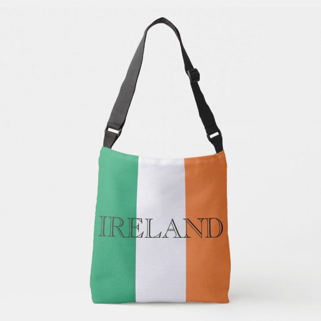 Irish Flag Ireland cbcbcnt Tragetaschen Mit Langen Trägern (Vorderseite)