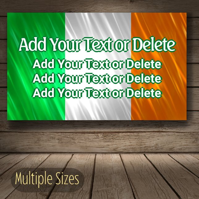 Irish Flag Ireland Flag St Patrick's Irish Party Banner (Von Creator hochgeladen)