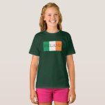 Irish Flag Ireland gccnt T-Shirt<br><div class="desc">Irish Flag Ireland Girls Tagless TShirt Design © Trinkets and Things 2017 - AHP Design. Alle Rechte vorbehalten.</div>