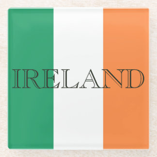 Irish Flag Ireland Küste Glasuntersetzer