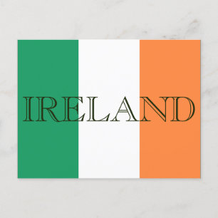 Irish Flag Ireland Postkarte