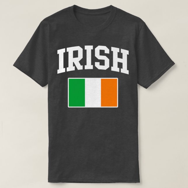 Irish Flag Ireland St Patricks Day T-Shirt (Design vorne)