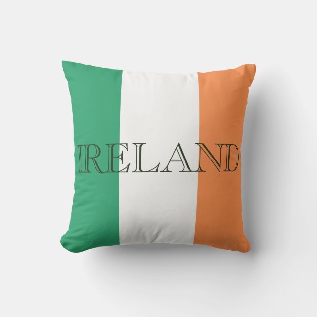 Irish Flag Ireland tpcent Kissen (Vorderseite)