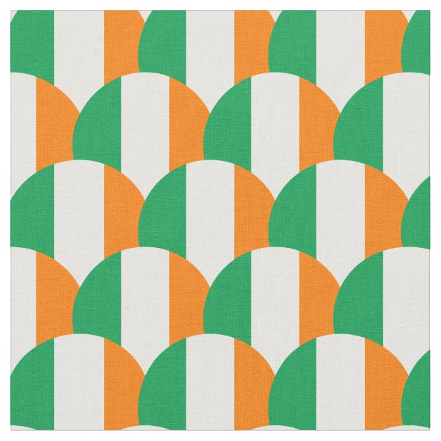 Irish Flag & Ireland Trendy Fabric /mode Stoff (Nahaufnahme)