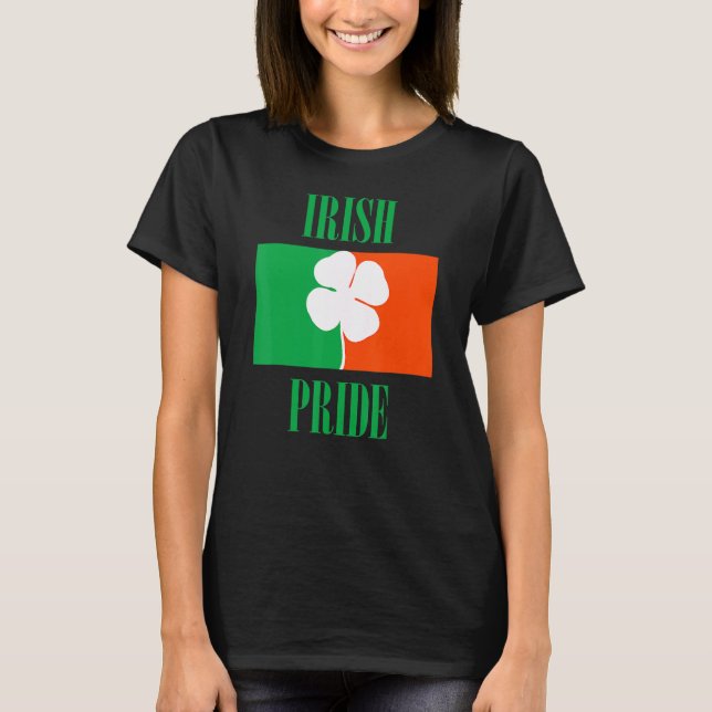Irish Flag Irish Pride Saint Patrick's Day T-Shirt (Vorderseite)