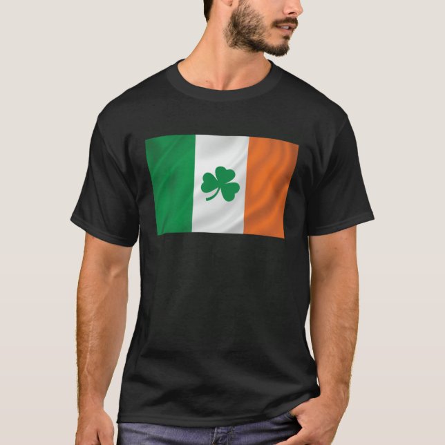 Irish Flag Irish Pride Shamrock T-Shirt (Vorderseite)