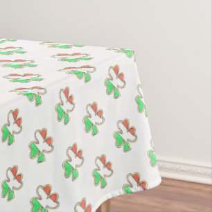 Irish Flag Kleeblatt Clover Cookie St Patrick's Da Tischdecke