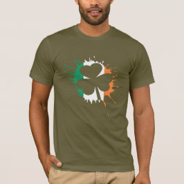 Irish Flag Kleeblatt St Patricks Day T-Shirt