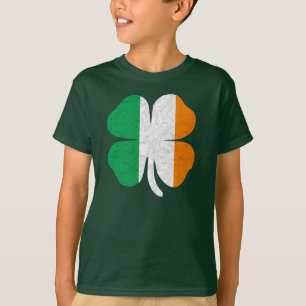 Irish Flag Kleeblatt T-Shirt