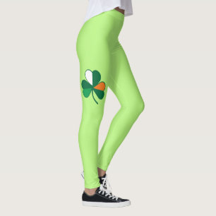 Irish Flag Leggings - St Patrick's Yoga Pants