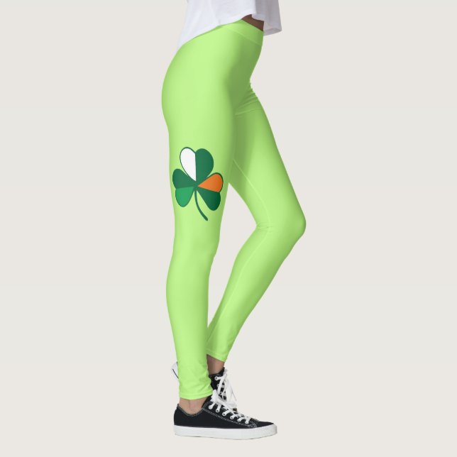 Irish Flag Leggings - St Patrick's Yoga Pants (Rechts)