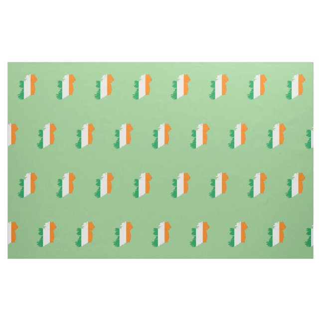 Irish Flag Map Stoff (Fat Quarter (45,7 x 55,9 cm))