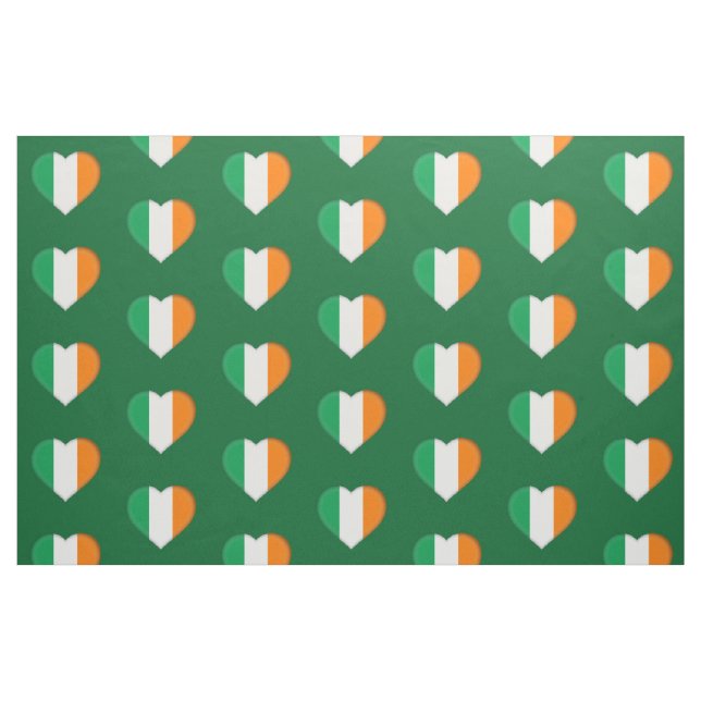 Irish Flag Niedlich Irish Hearts Pattern St Patric Stoff (Fat Quarter (45,7 x 55,9 cm))