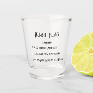 Irish Flag Novelty Shot Glass Schnapsglas