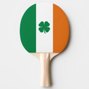 Irish Flag Patriotic Ireland Flag Lucky Clover Tischtennis Schläger