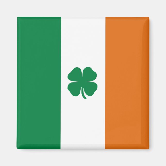 Irish Flag Patriotic Ireland Flag St Patrick's Day Magnet (Vorne)