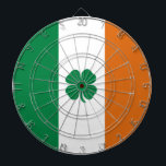 Irish Flag Patriotic Ireland Flag Vierblättriges K Dartscheibe<br><div class="desc">Irish Flag Patriotic Ireland Flag St Patrick's Day</div>