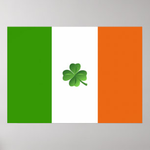 Irish flag poster