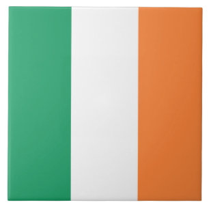 Irish Flag (Republik Irland) (ROI) (Eire) Fliese