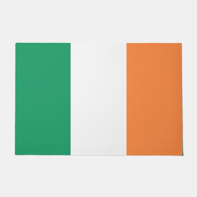 Irish Flag (Republik Irland) (ROI) (Eire) Fußmatte (Vorderseite)