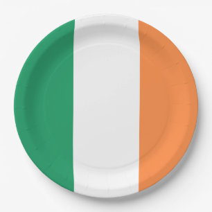 Irish Flag (Republik Irland) (ROI) (Eire) Pappteller