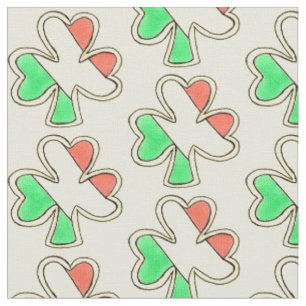 Irish Flag Saint Patrick's Day Kleeblatt Cookie Stoff