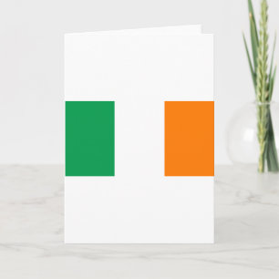 Irish Flag/St Patrick's Day Karte