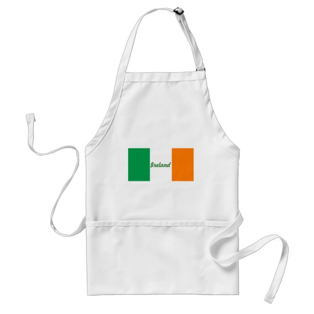 Irish Flag/St Patrick's Day Schürze (Vorne)