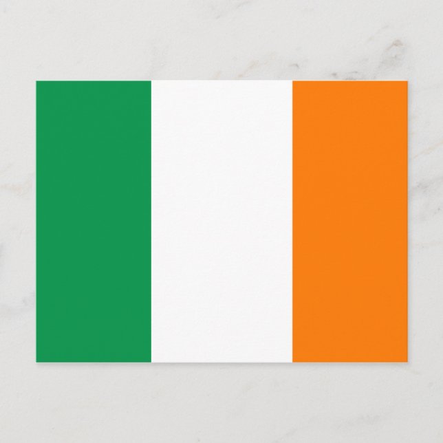 Irish flagge Ireland St Patricks Day Postkarten (Vorderseite)