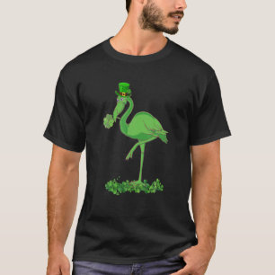 Irish Flamingo St Patricks Day Niedlich Flamingo L T-Shirt