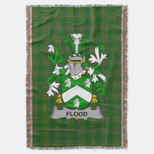Irish Float Coat of Arms Familienwappen Irland Decke