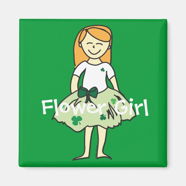 Irish Flower Girl Magnet (Vorne)