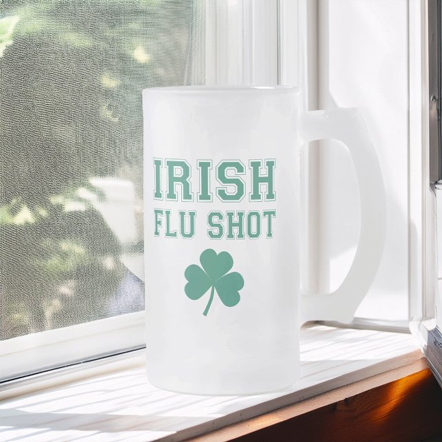 Irish Flu Shot St. Patrick's Day Mattglas Bierglas (Von Creator hochgeladen)