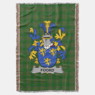 Irish Foord Coat of Arms Familienwappen Irland Decke