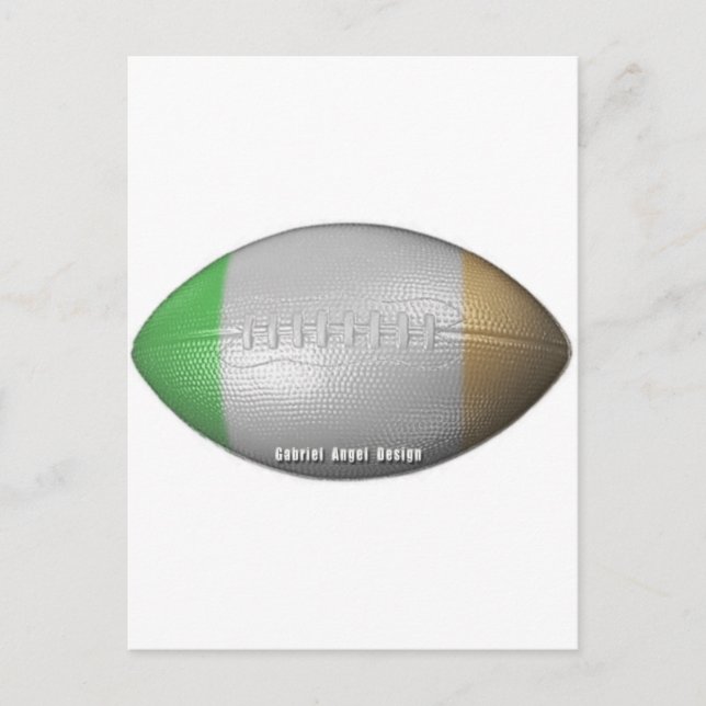 Irish Football Postkarte (Vorderseite)