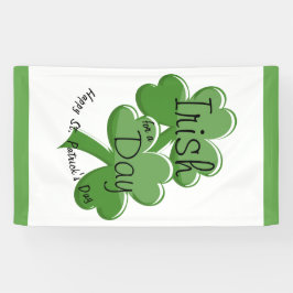 Irish For a day Happy St. Patrick's Day Celebrate Banner