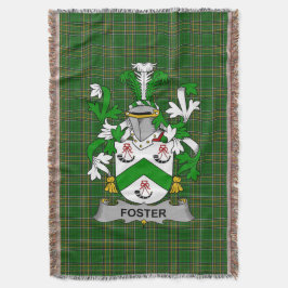 Irish Foster Coat of Arms Familienwappen Irland Decke
