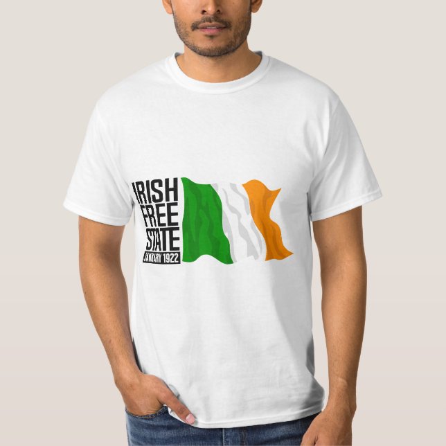 Irish Free State Ireland Flag  T-Shirt (Vorderseite)
