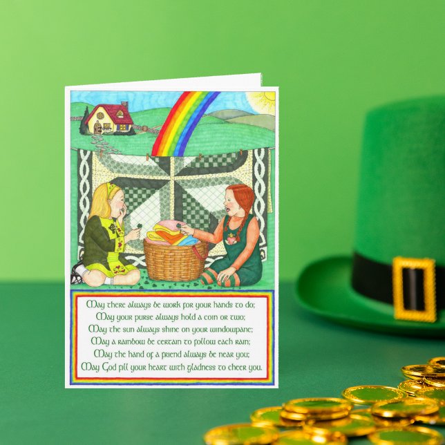 Irish Friendship Wish Friendship Card Karte (Von Creator hochgeladen)