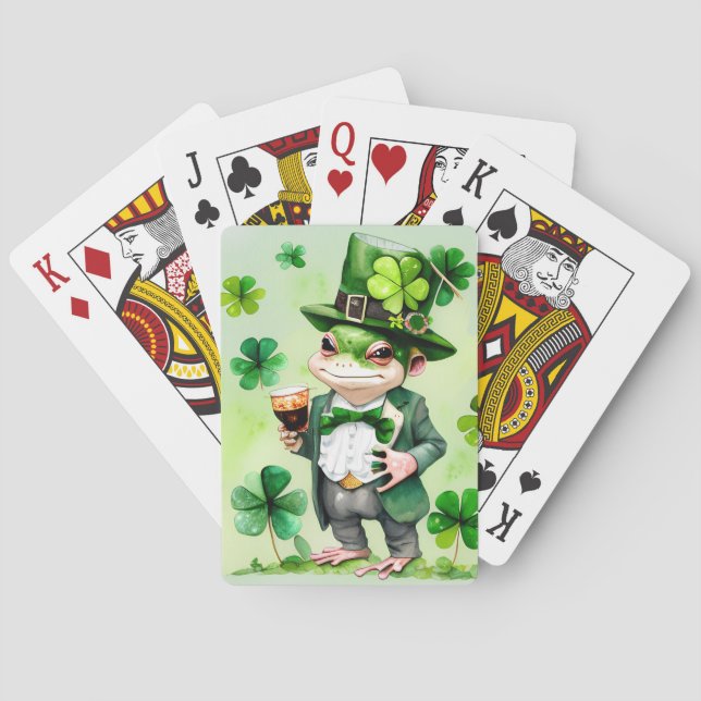 Irish Frog Hopping Deck Cards Spielkarten (Rückseite)