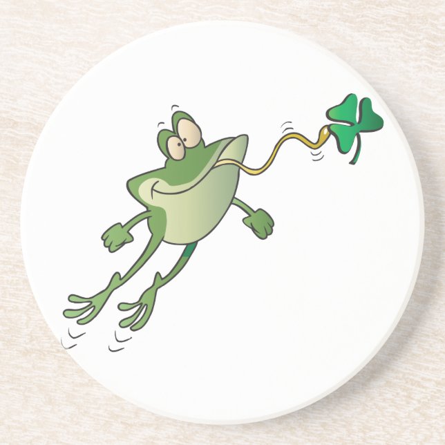 Irish Frog Sandstein Untersetzer (Vorne)
