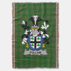 Irish Fullam Coat of Arms Familienwappen Irland Decke