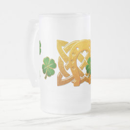 Irish Fun 3D Whimsey 2 Mattglas Bierglas