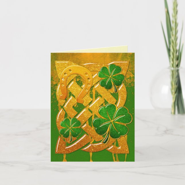 Irish Fun 3D Whimsey BLANK Stationary 2 (Vorderseite)