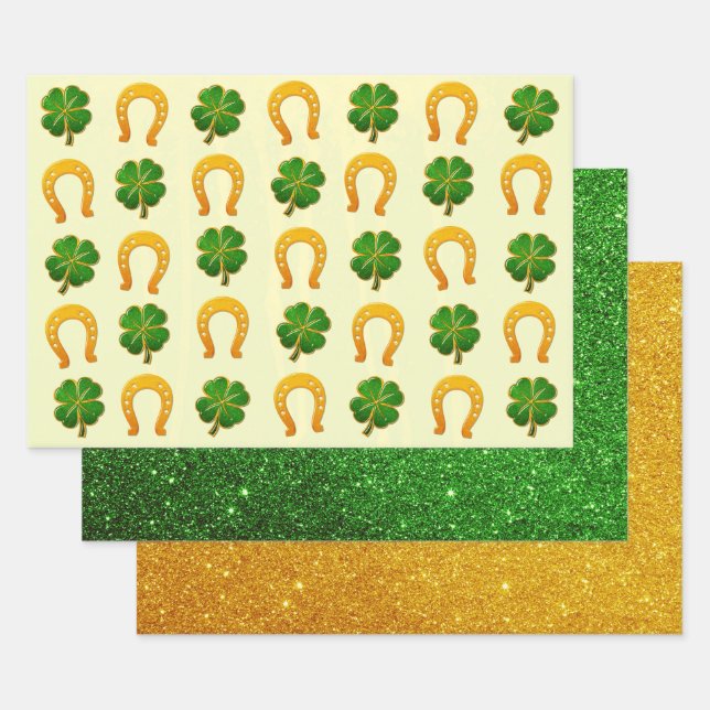 Irish Fun 3D Whimsey Geschenkpapier Set (Set)