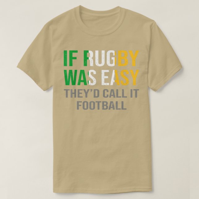 Irish Funny Rugby Tshirt _ Ireland Rugby _ St Patr (Design vorne)
