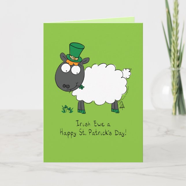 Irish Funny St. Patrick's Day Karte (Vorderseite)