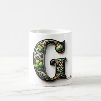Irish G Monogram Coffee Mug Kaffeetasse